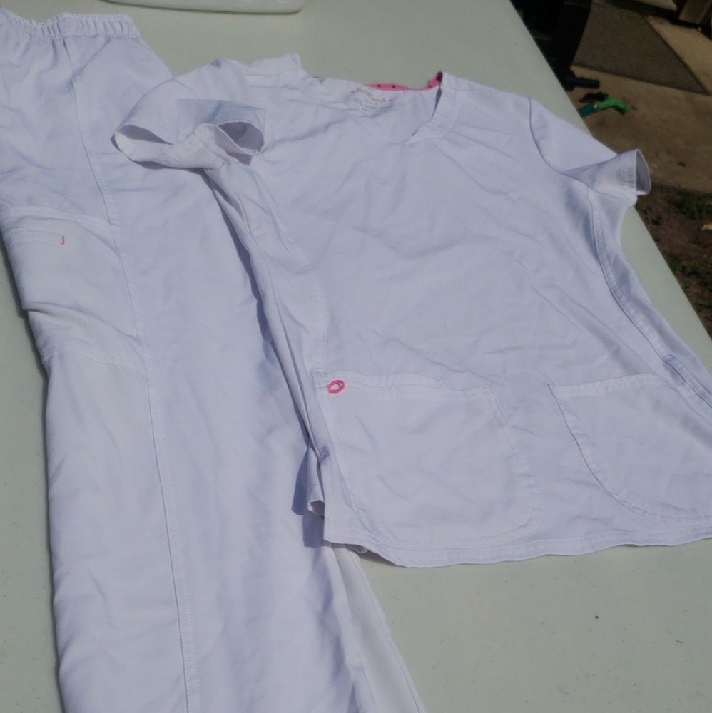 White HeartSoul Scrubs